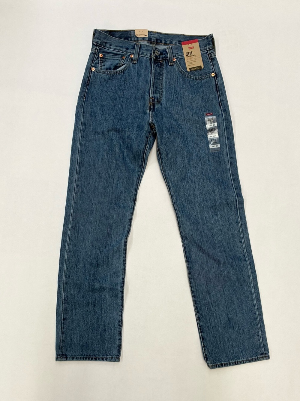 Levi's 501 Original Women’s Straight Jeans in Dark Blue Denim